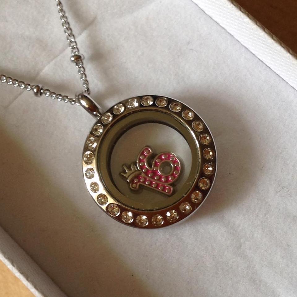 Memory Locket Rose Gold Crystal - Small