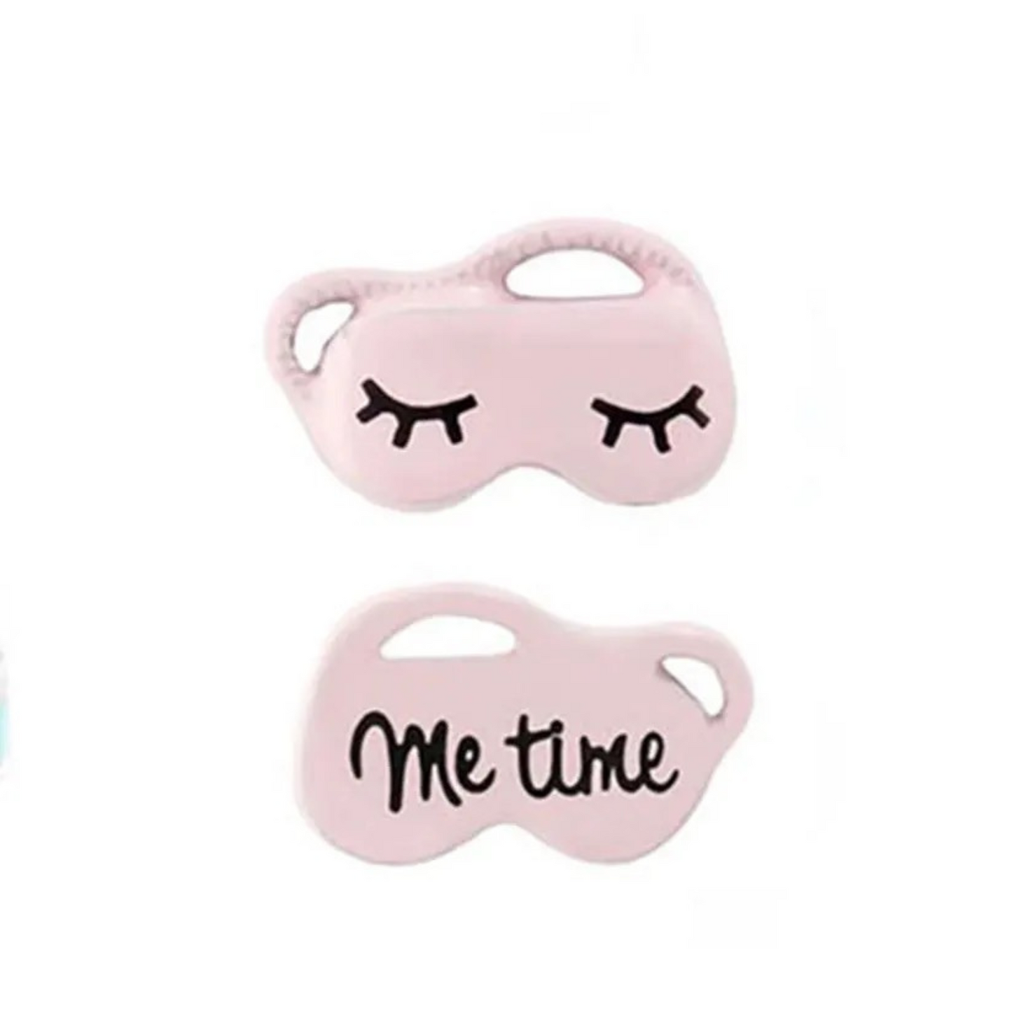 Memory Locket Charm - ‘Me Time’ Eye Mask (Double-Sided)