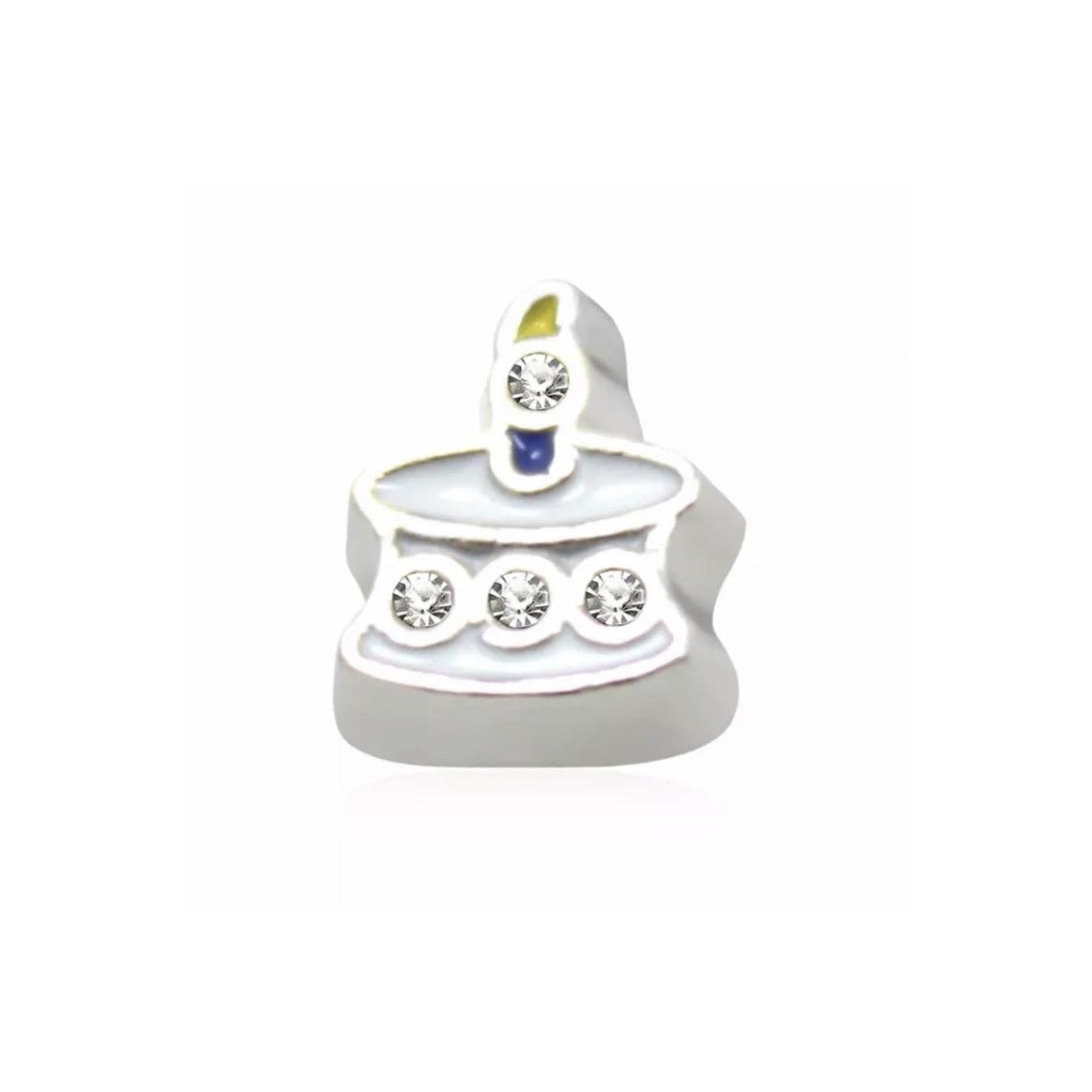Memory Locket Charm - Birthday cake - The Little Jewellery Company