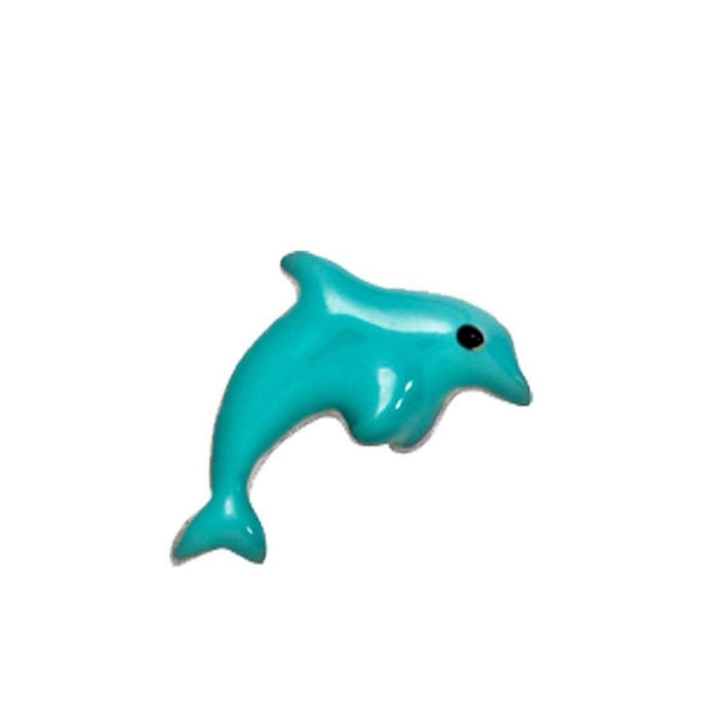 Memory Locket Charm - Dolphin (blue) - The Little Jewellery Company