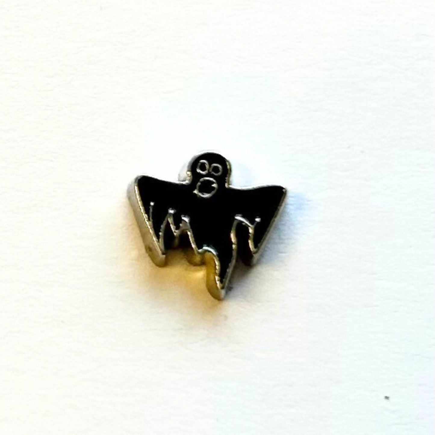 Memory Locket Charm - Ghost (Black) - The Little Jewellery Company