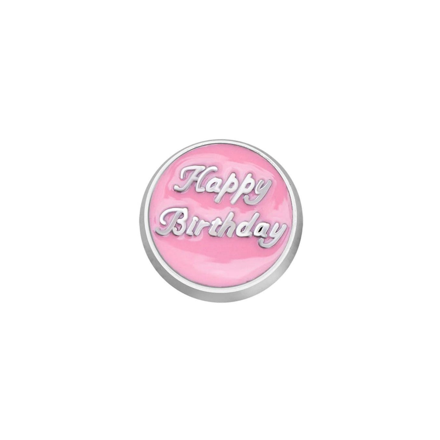 Memory Locket Charm - Happy Birthday - The Little Jewellery Company