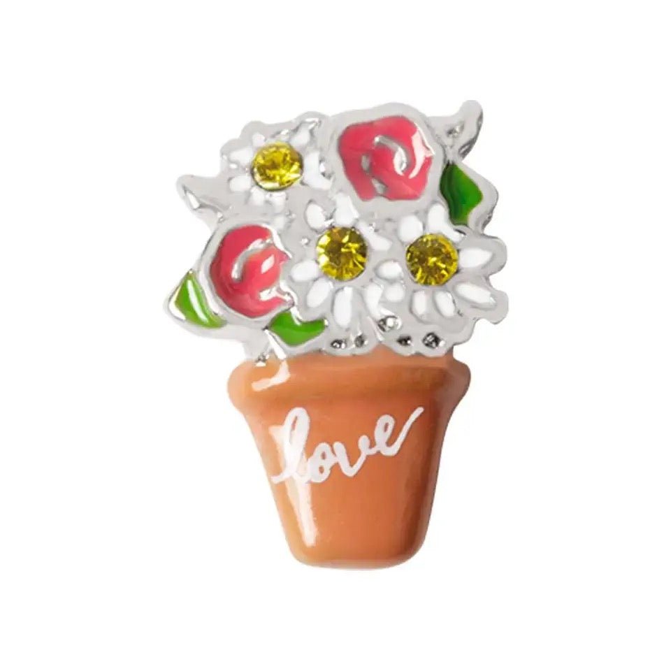 Memory Locket Charm - Love Gardening - The Little Jewellery Company