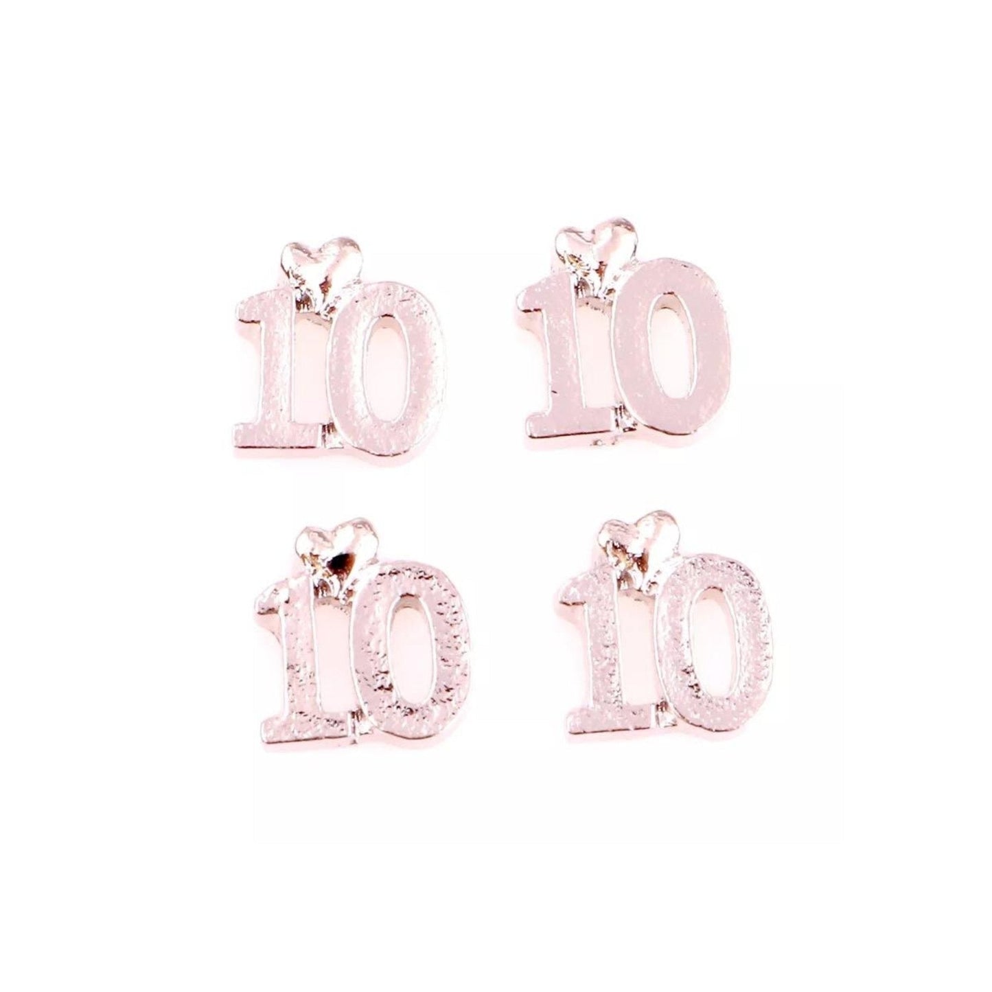 Memory Locket Charm - Number 10 - The Little Jewellery Company