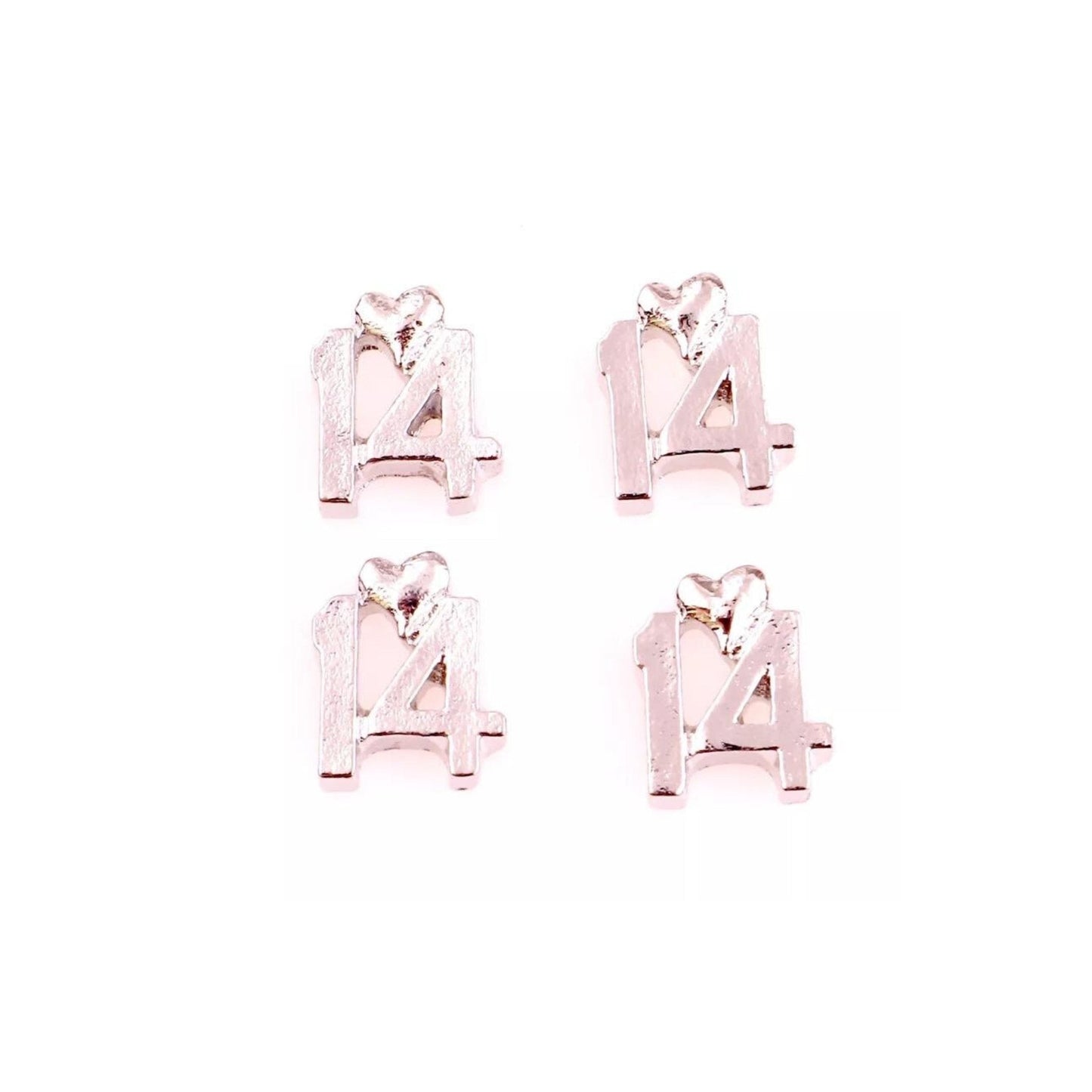 Memory Locket Charm - Number 14 - The Little Jewellery Company