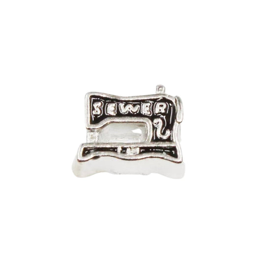 Memory Locket Charm - Sewing machine - The Little Jewellery Company