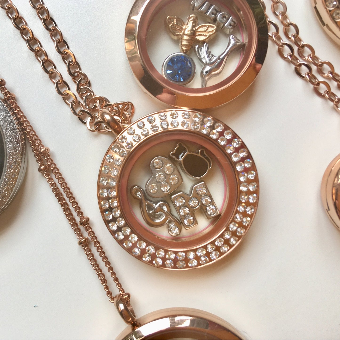 NEW! Limited Edition Memory Locket - Double Silver Crystal - The Little Jewellery Company