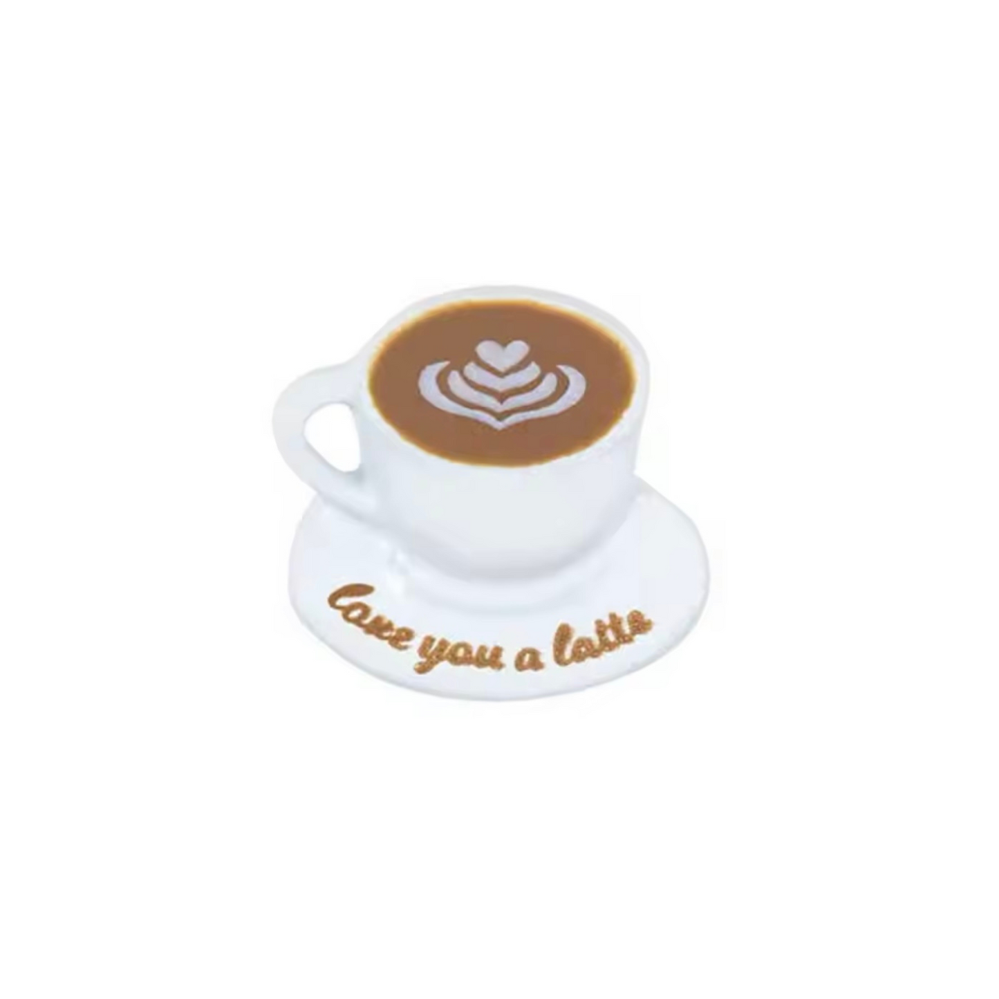 Memory Locket Charm - 'Love You a Latte'