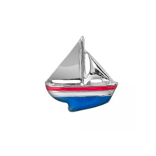 Memory Locket Charm - Sail boat
