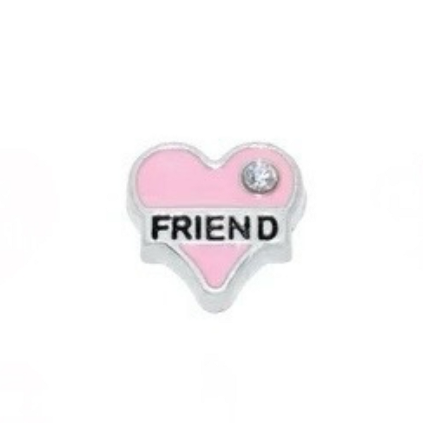 Memory Locket Charm - Friend (Pink)