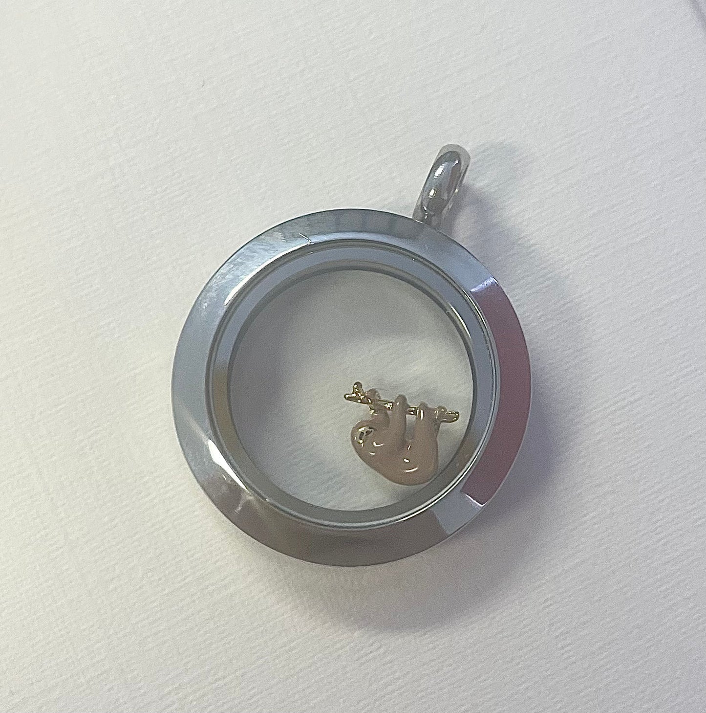 Memory Locket Charm - Sloth