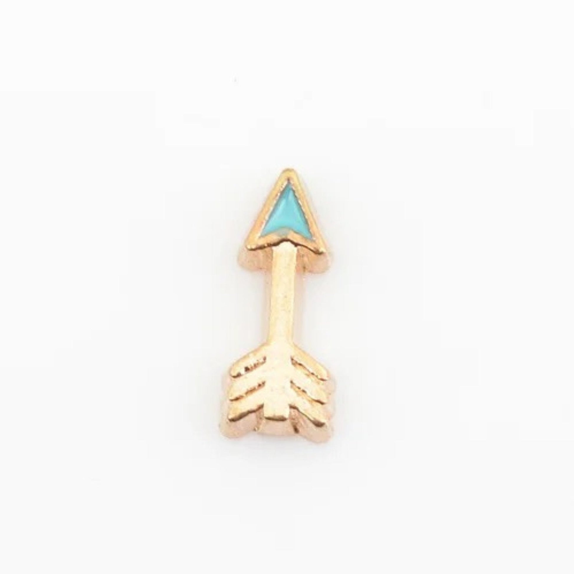 Memory Locket Charm - Arrow - The Little Jewellery Company