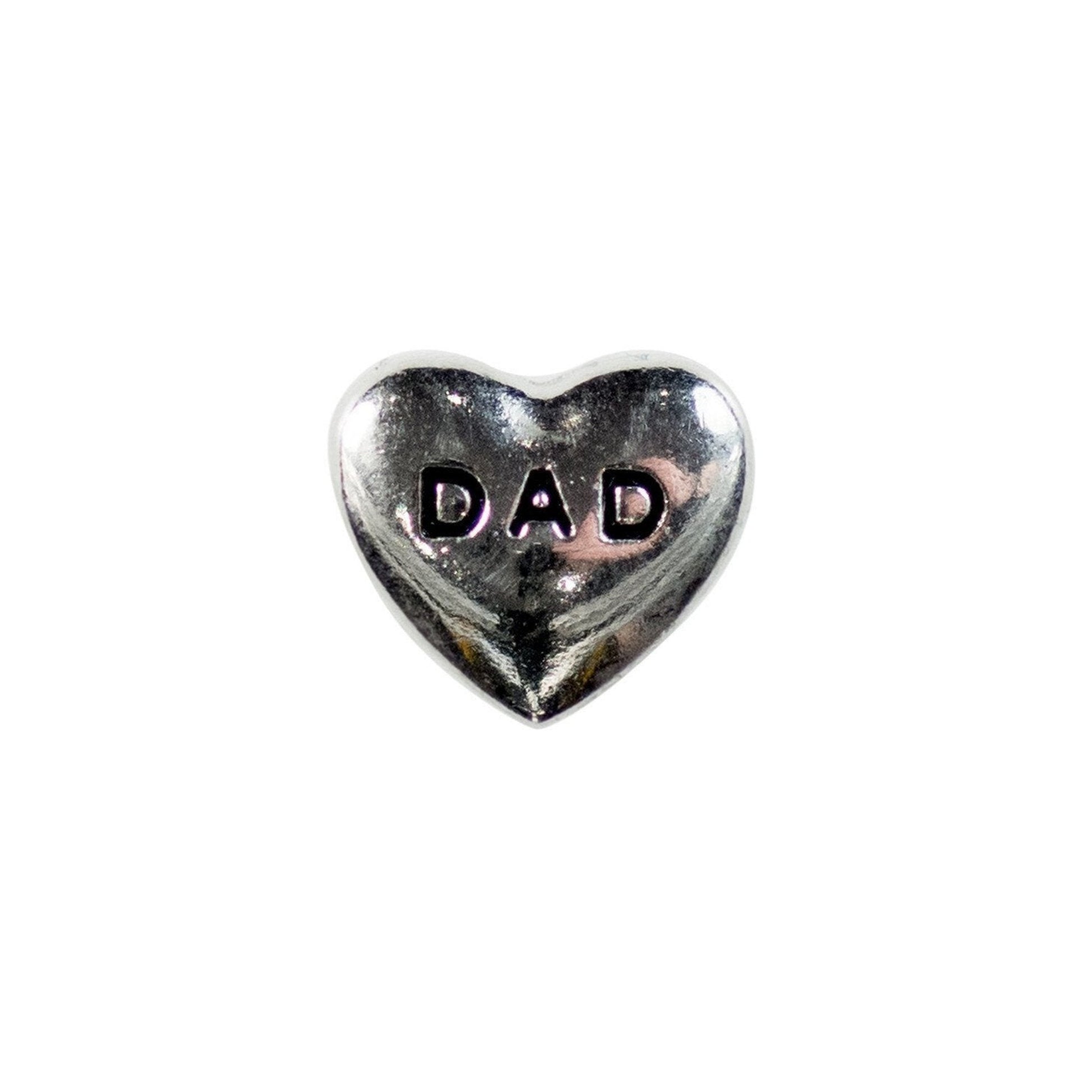 Memory Locket Charm - Dad - The Little Jewellery Company