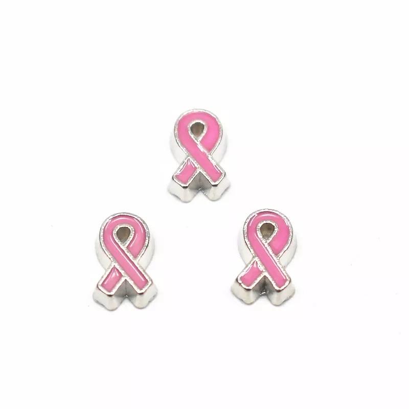 Memory Locket Charm - Pink ribbon - Your Locket