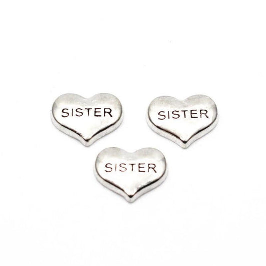 Memory Locket Charm - Sister - The Little Jewellery Company