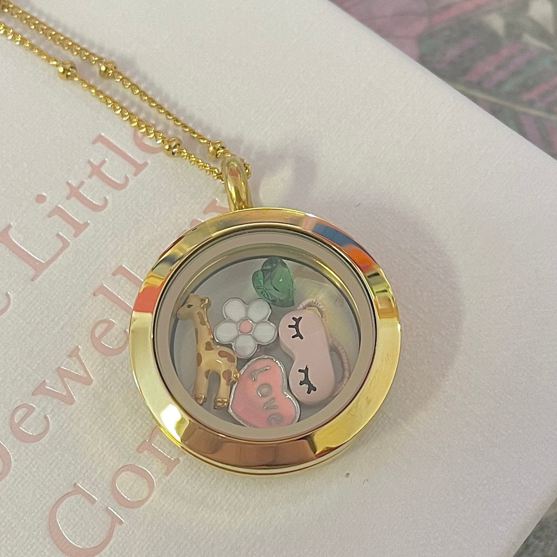 Memory Locket Gold - Medium - The Little Jewellery Company