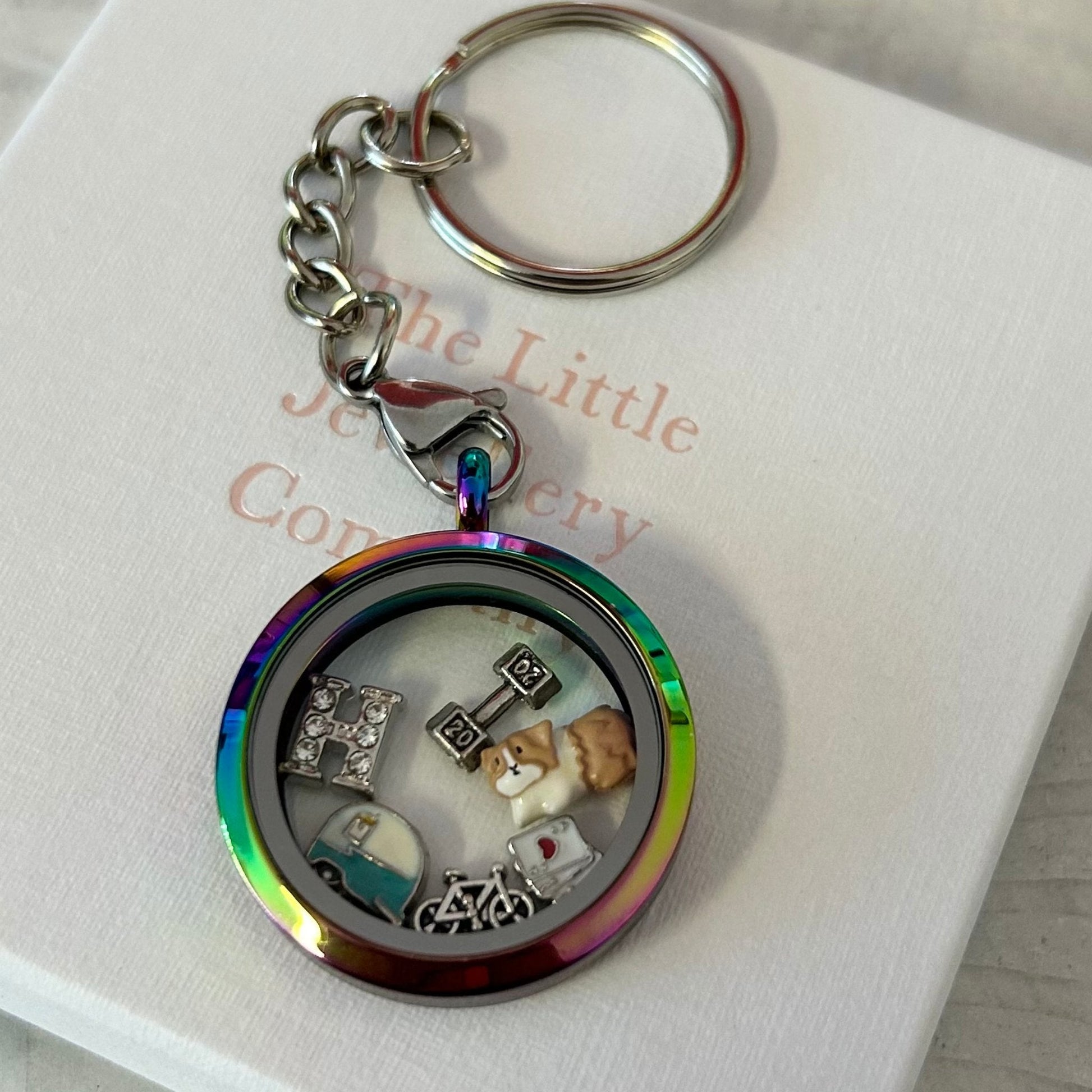 Memory Locket Rainbow - Large - The Little Jewellery Company