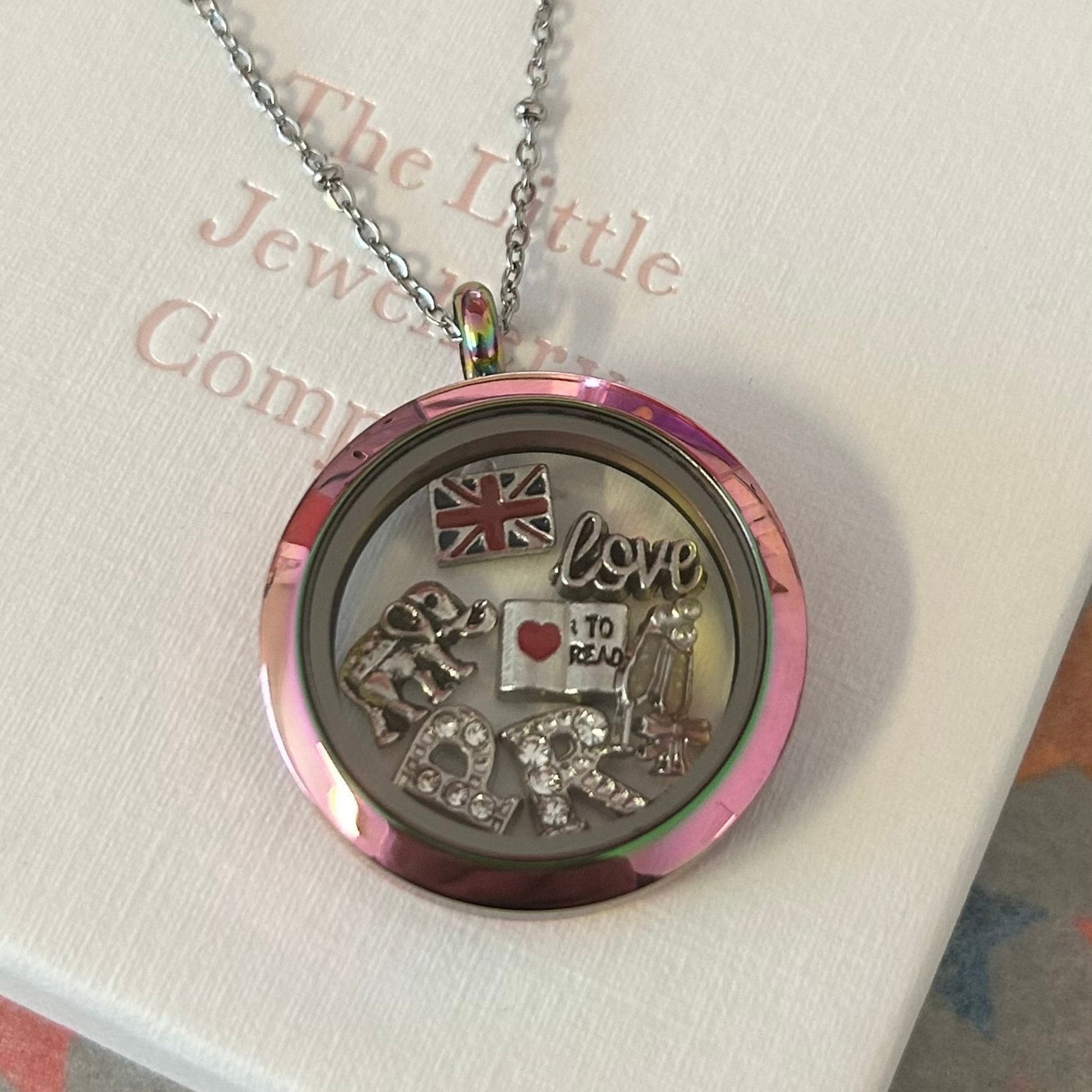 Memory Locket Rainbow - Large - The Little Jewellery Company