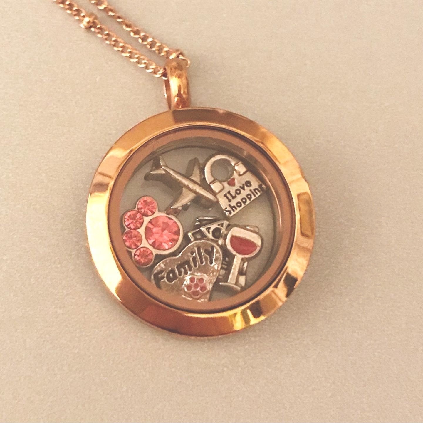 Memory Locket Rose Gold - Medium - Your Locket