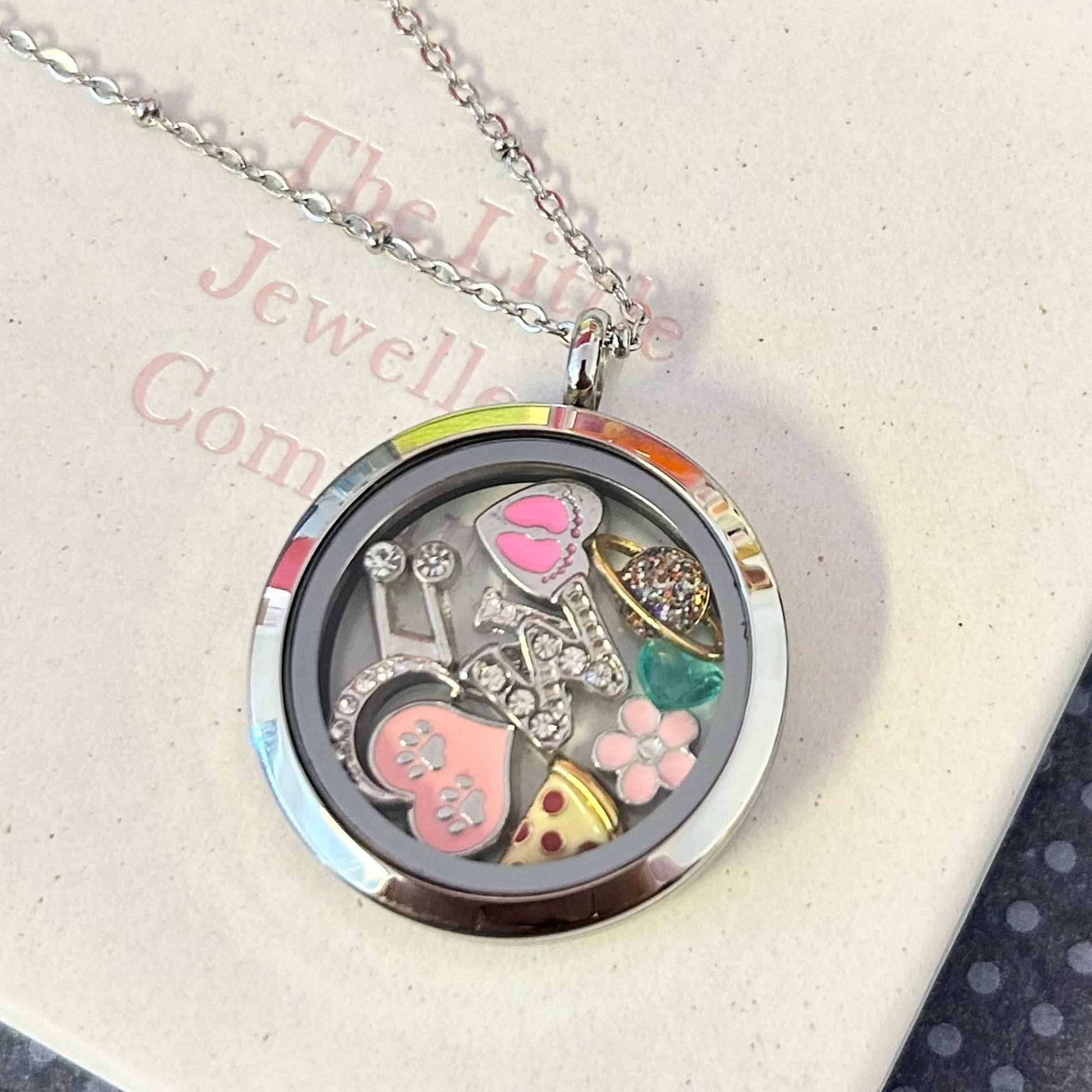 Memory Locket Silver - Large - The Little Jewellery Company