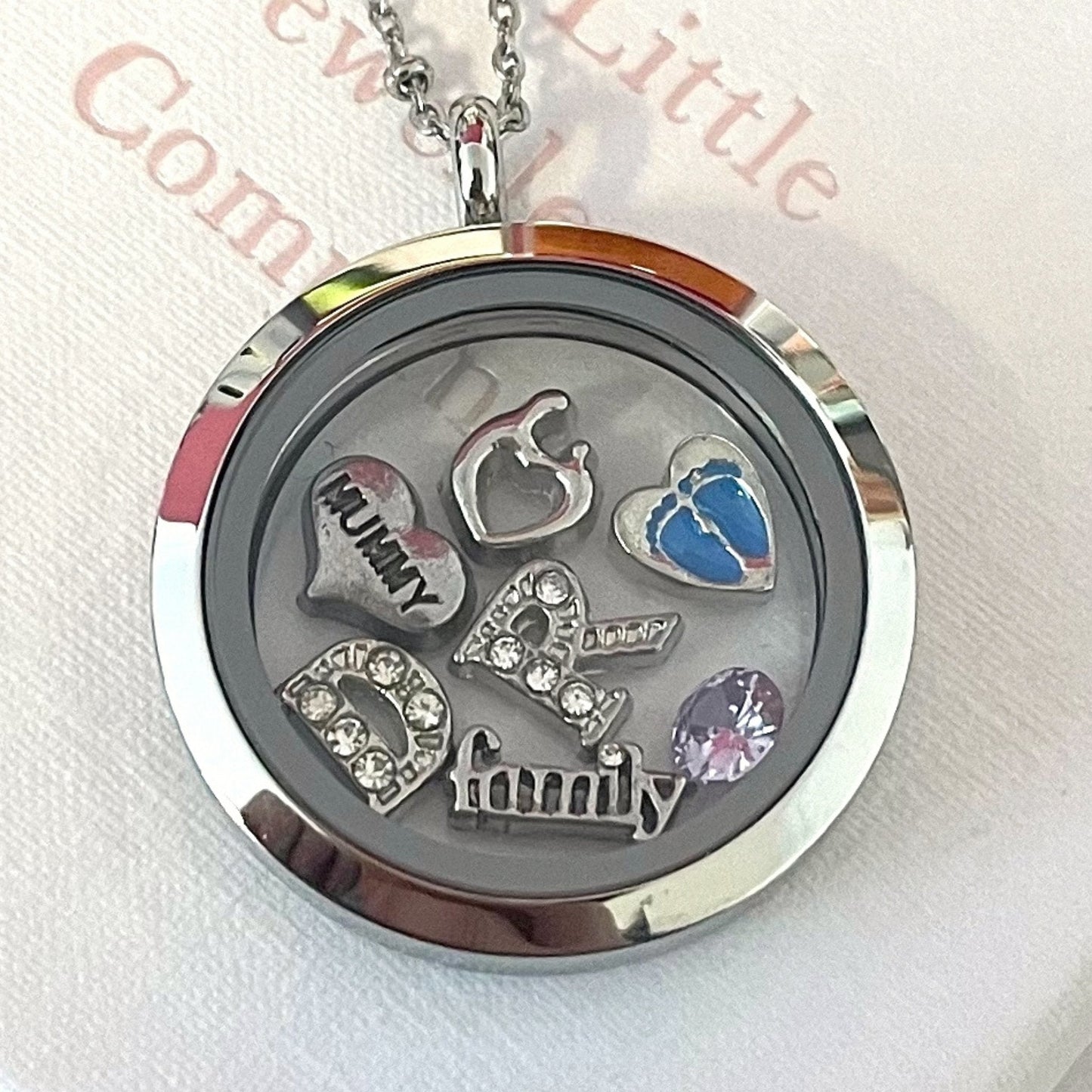 Memory Locket Silver - Large - The Little Jewellery Company