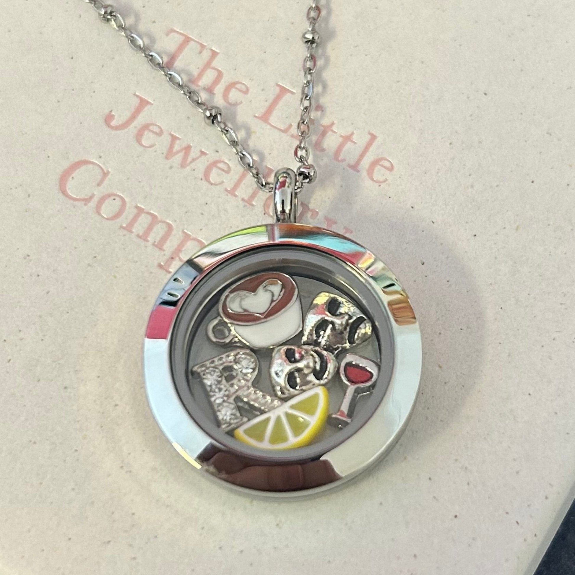 Memory Locket Silver - Medium - The Little Jewellery Company